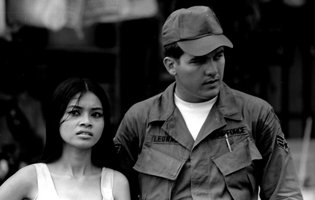 Air Force soldier with girlfriend  Saigon
